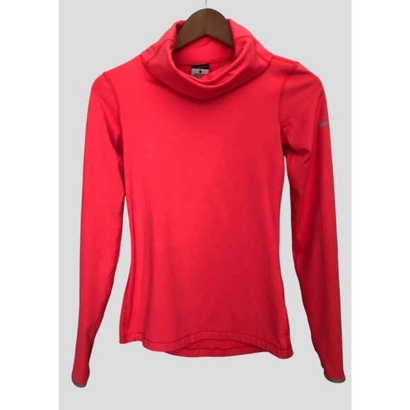 Nike Pro Dri-Fit Neon Cowl Neck Pullover - Picture 1 of 16
